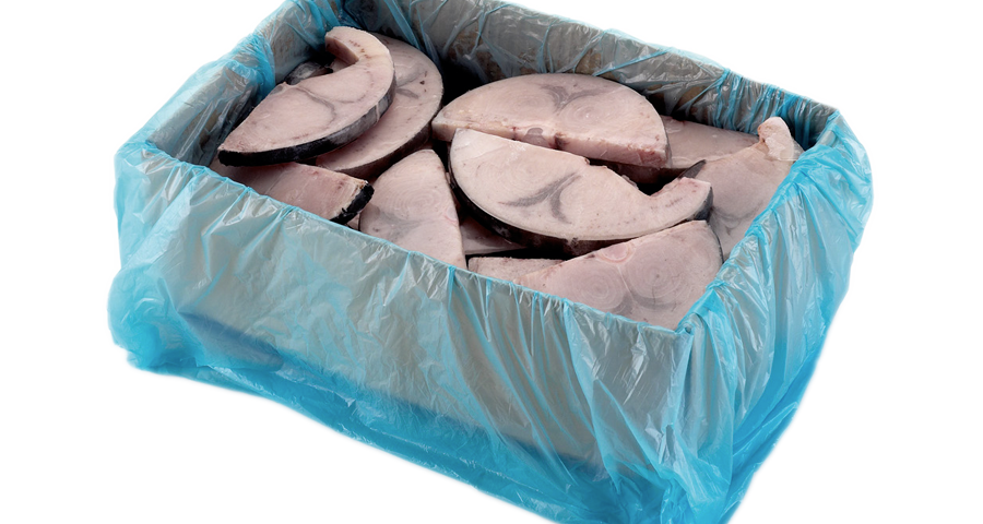 Rodaja de pez espada caja